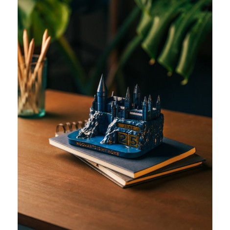 Calendário perpétuo de Hogwarts Harry Potter 3D