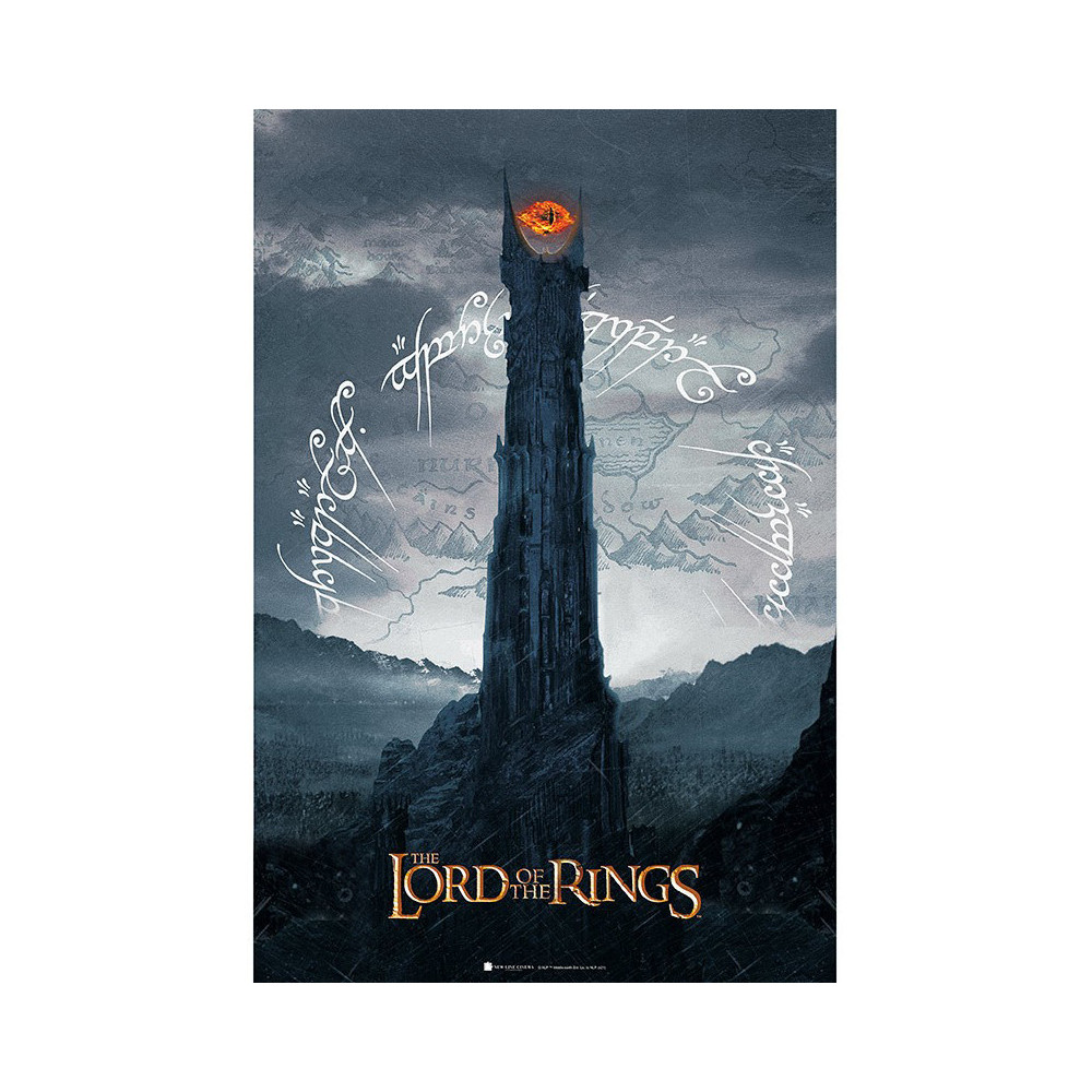 Cartaz Senhor dos Anéis Torre de Sauron