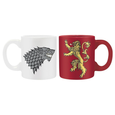 Conjunto de duas chávenas de café expresso Game of Thrones