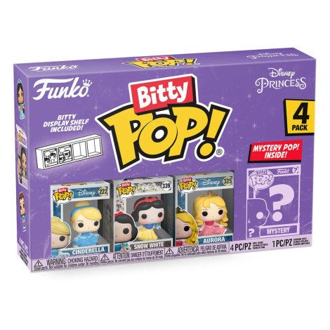 Disney Princesses 4 pacotes de figuras Bitty POP! 