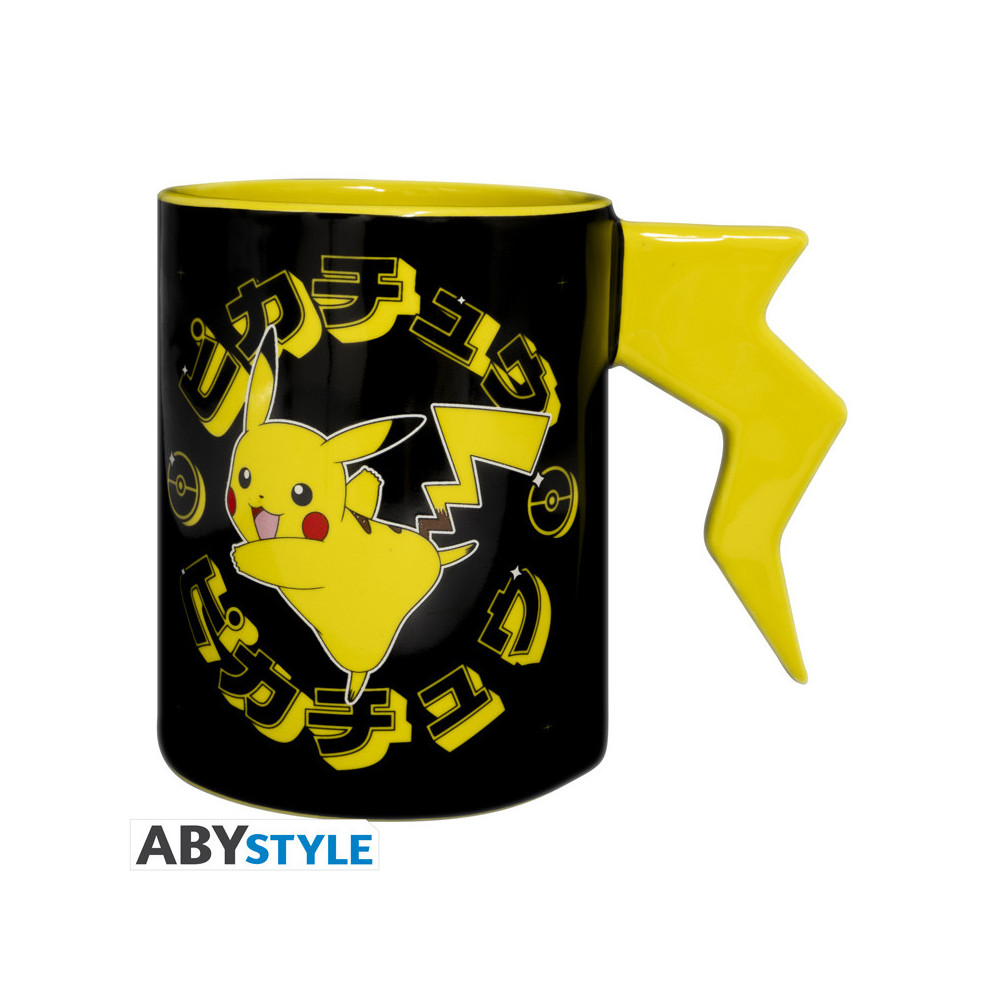 Caneca Pokemon Pikachu Lightning 3D