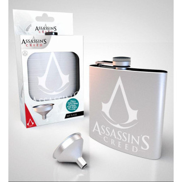 Frasco com o Logotipo do Assassin's Creed