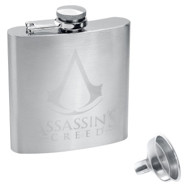 Frasco com o Logotipo do Assassin's Creed