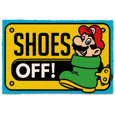 Doormat de coco Super Mario Shoes