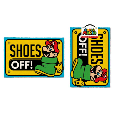 Doormat de coco Super Mario Shoes