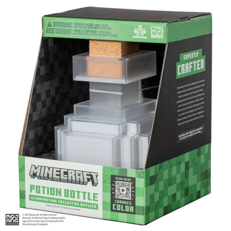 Réplica de colecionador da lâmpada Minecraft Glow Potion