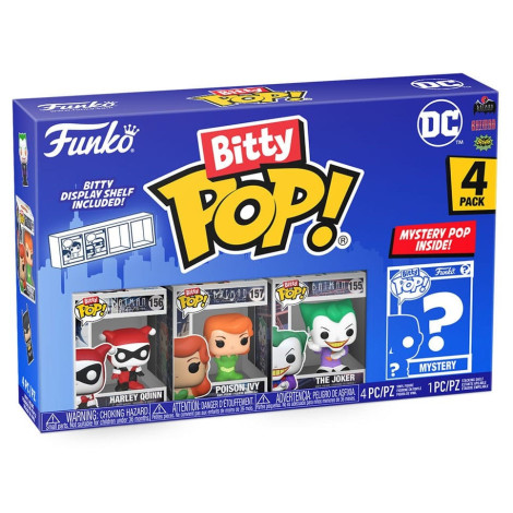 Conjunto de 4 figuras Bitty Pop! Harley Quinn DC Comics