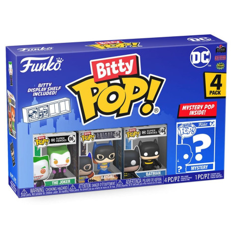 4 pacotes de figuras Bitty Pop! do Joker da DC Comics