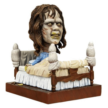 REGAN IN BED FIG. 14 CM THE EXORCIST HEAD KNOCKER