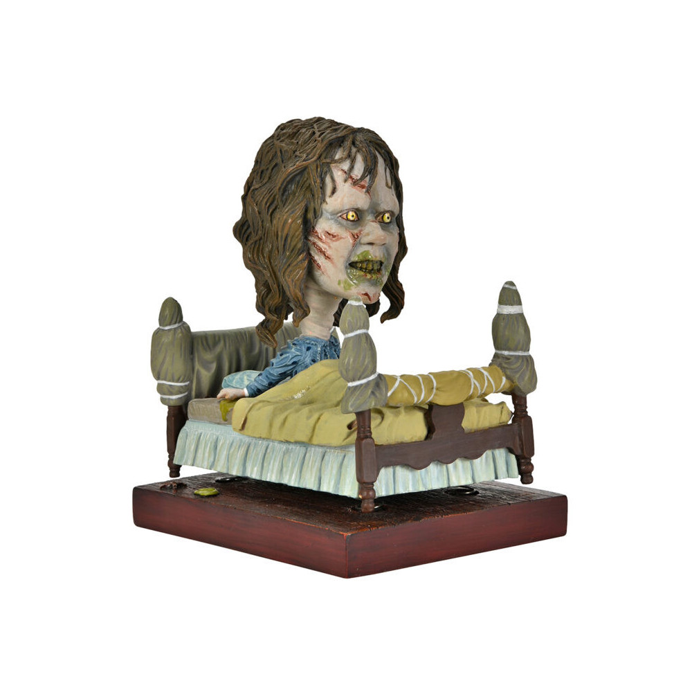 REGAN IN BED FIG. 14 CM THE EXORCIST HEAD KNOCKER