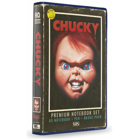 Conjunto de Papelaria Chucky VHS