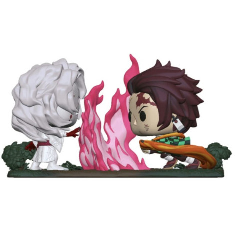 Conjunto de 2 Funko POP! Tanjiro vs. Rui Demon Slayer