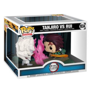 Conjunto de 2 Funko POP! Tanjiro vs. Rui Demon Slayer