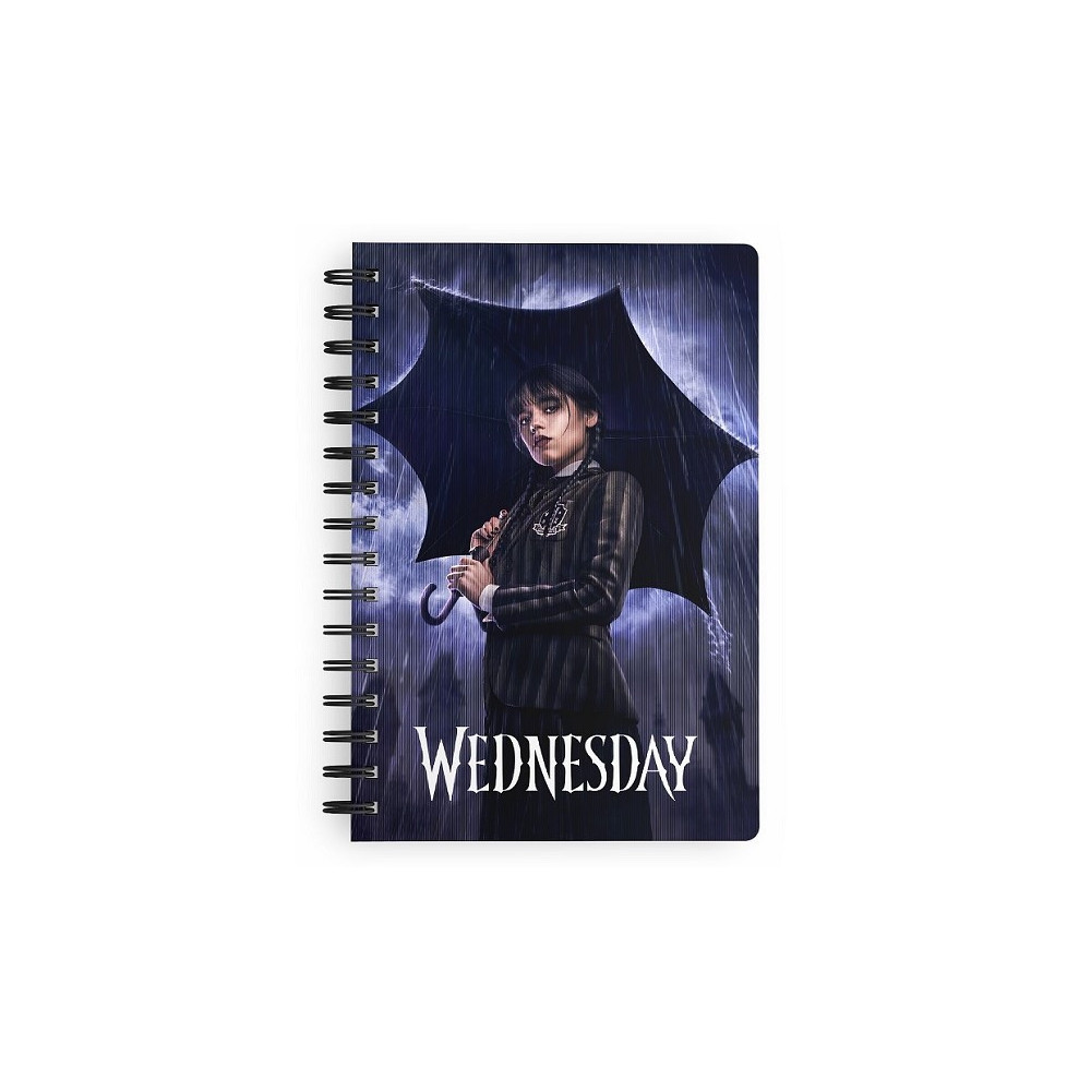 Bloco de notas com efeito 3D Rain Wednesday