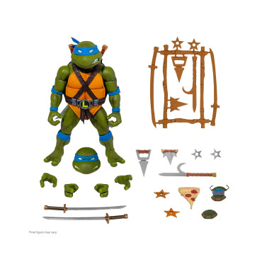 Figura de Leonardo das Tartarugas Ninja Ultimates