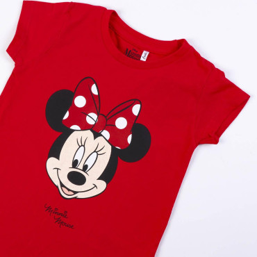 T-SHIRT CURTA DA MINNIE EM MALHA SIMPLES