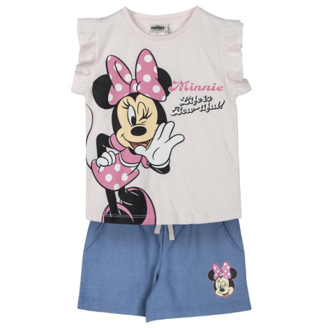 CONJUNTO DE 2 PEÇAS MINNIE EM FELPO FRANCÊS