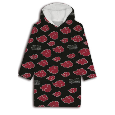 Naruto Akatsuki Poncho de Flanela