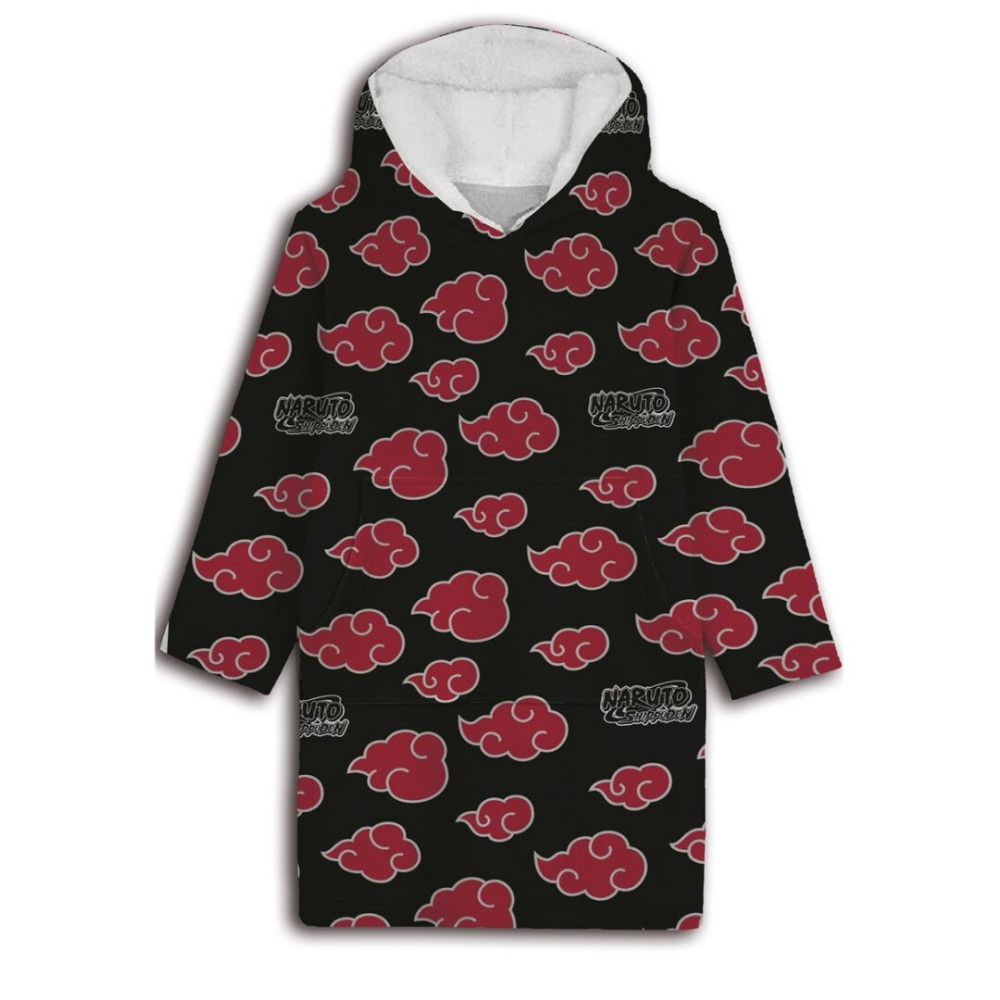 Naruto Akatsuki Poncho de Flanela