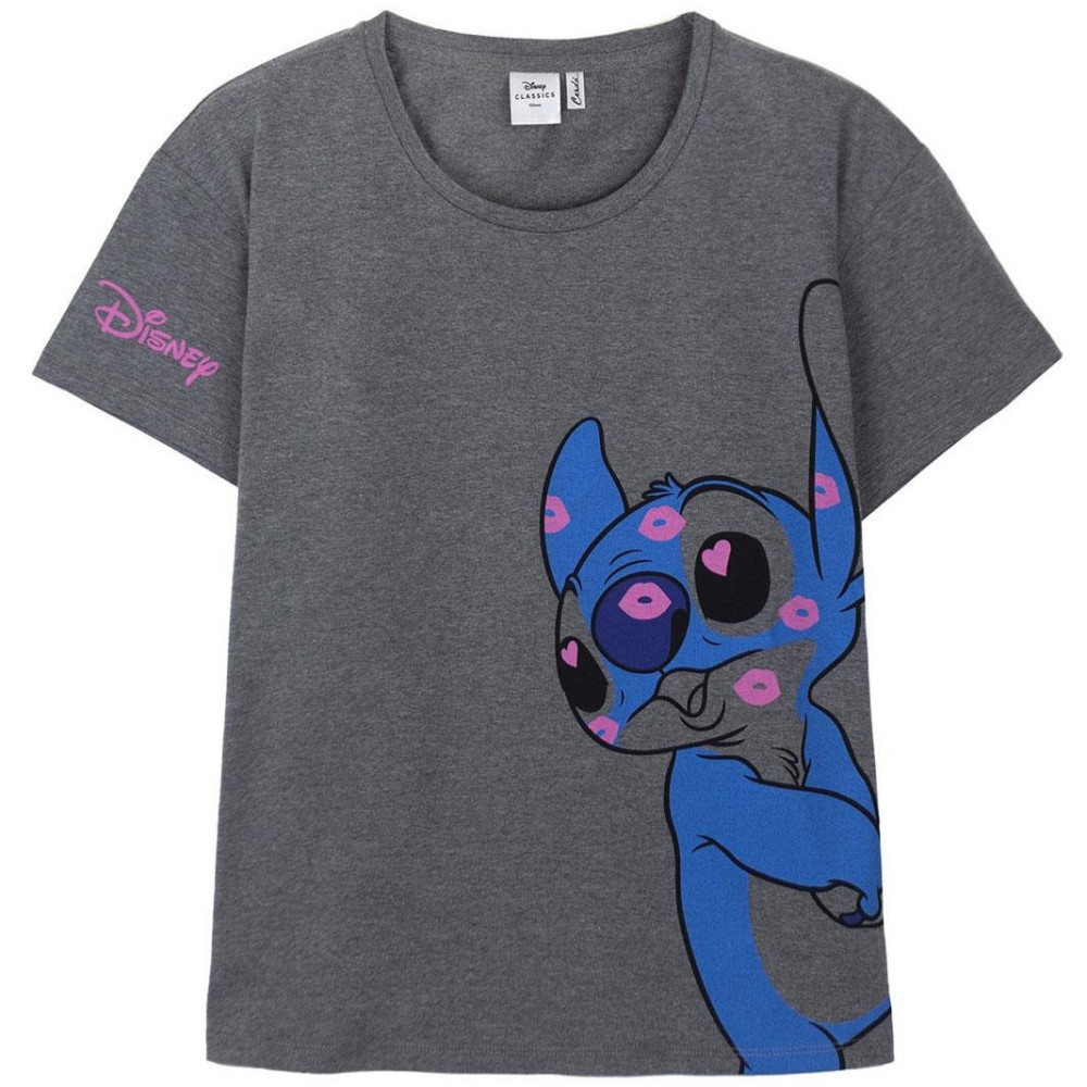 Camiseta curta Disney Stitch