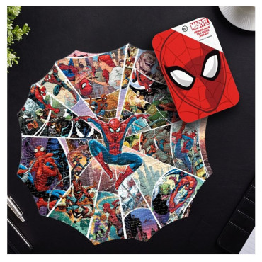 Puzzle Spiderman Marvel em Lata 750 Peças