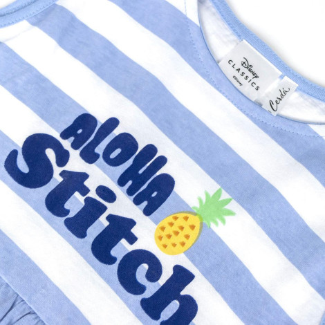 Vestido de algodão para criança Aloha Stitch