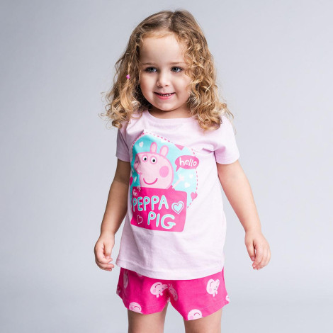 Pijama curto Peppa Pig