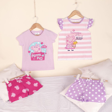 Pijama curto Peppa Pig