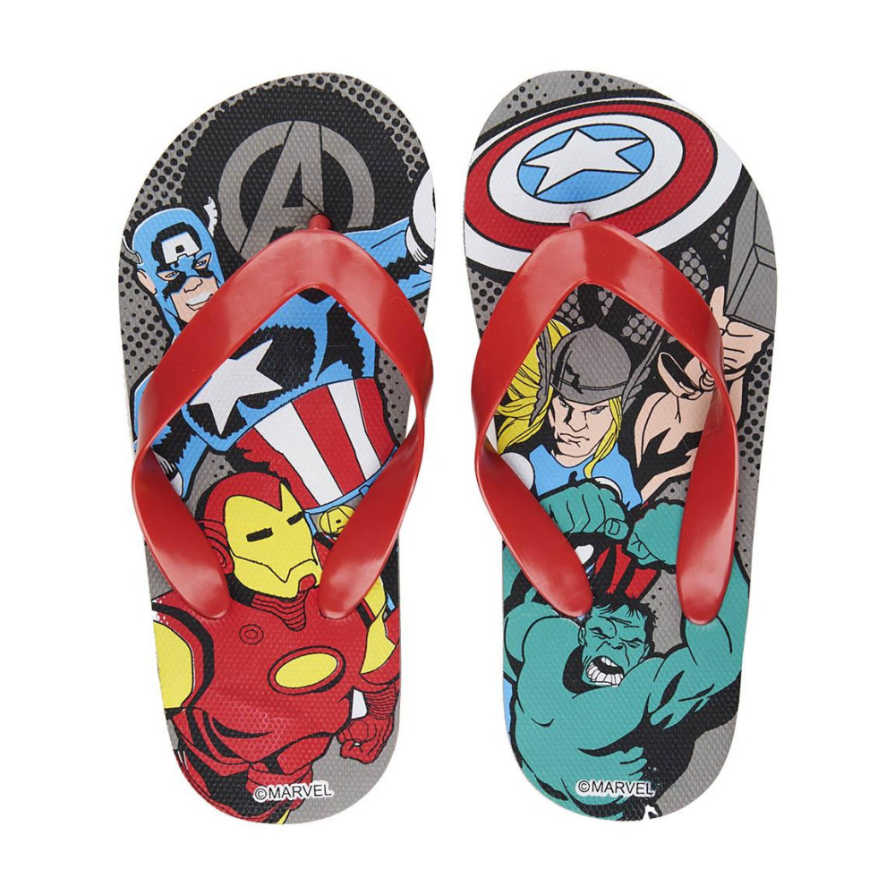 Chinelos Avengers Marvel vermelho