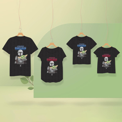 T-shirt do Mandalorian Din Djarin Bebé Yoda