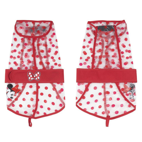 Capa de chuva ajustável da Minnie Mouse Disney para cães