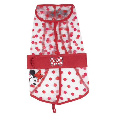 Capa de chuva ajustável da Minnie Mouse Disney para cães