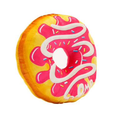 Almofada Donut cor-de-rosa...
