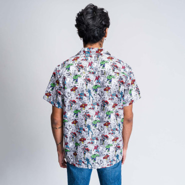 Camisa Hawaiana Marvel