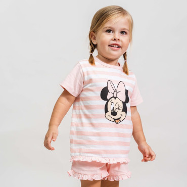 Pijama curto Minnie para bebé