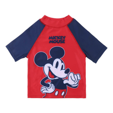 T-shirt Mickey para o banho do bebé