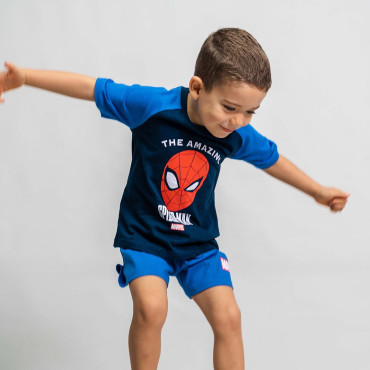 Pijama curto Spiderman para crianças