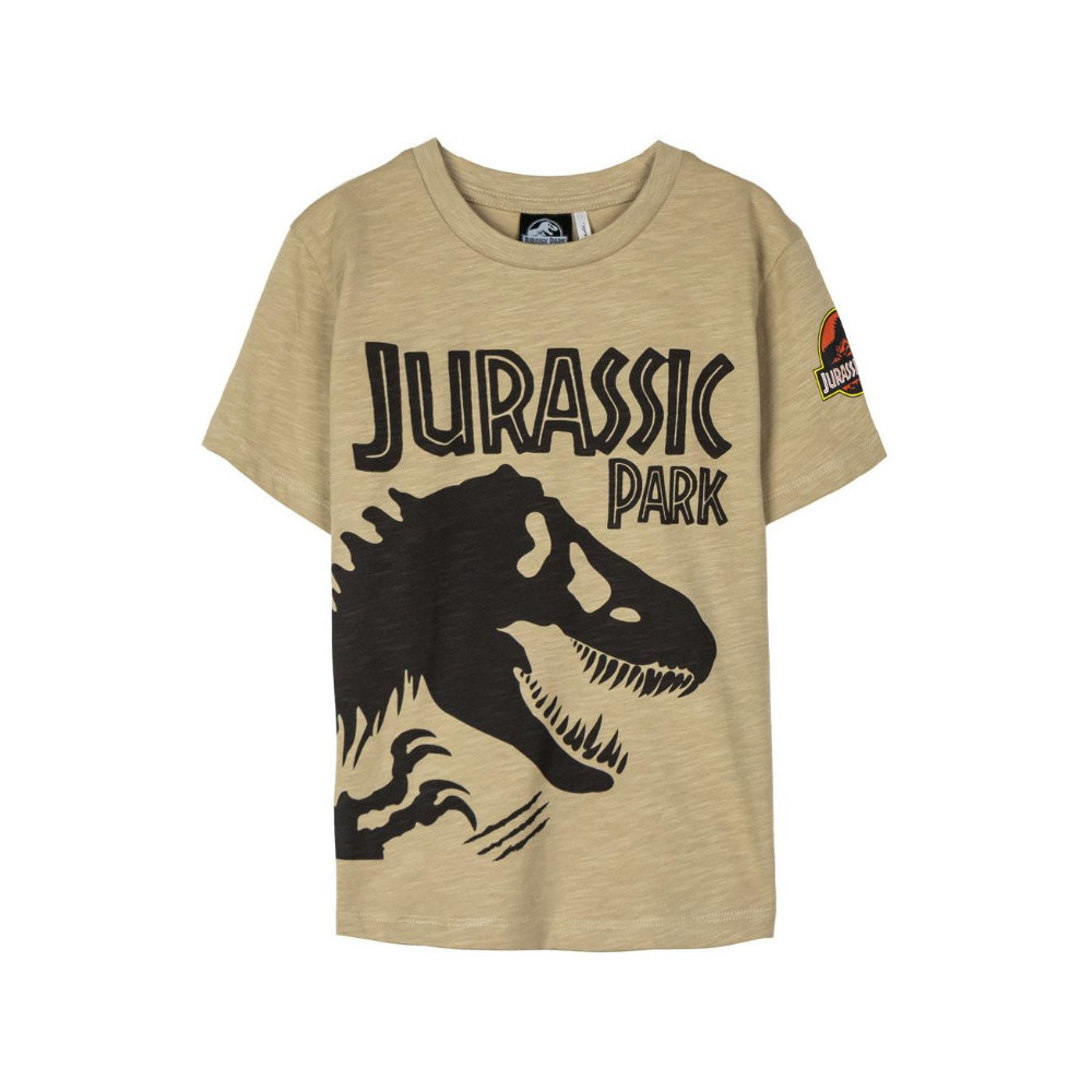 T-SHIRT CURTA JURASSIC PARK EM CAMISOLA SIMPLES