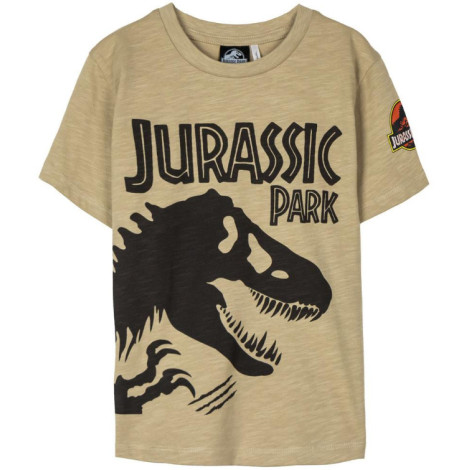 T-SHIRT CURTA JURASSIC PARK EM CAMISOLA SIMPLES