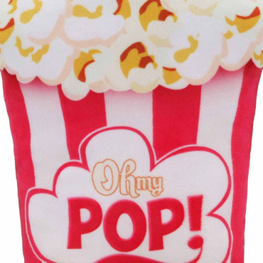 Almofada branca Oh My Pop! Popcorn