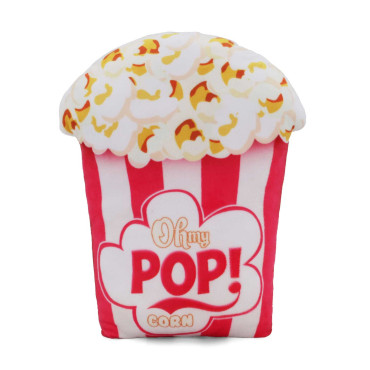 Almofada branca Oh My Pop! Popcorn