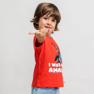 T-shirt de manga curta Spiderman Baby