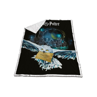 Cobertor Harry Potter Hedwig Sherpa 130 x 170 cm