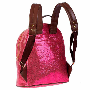 Oh My Pop! mochila cor-de-rosa com chocolate