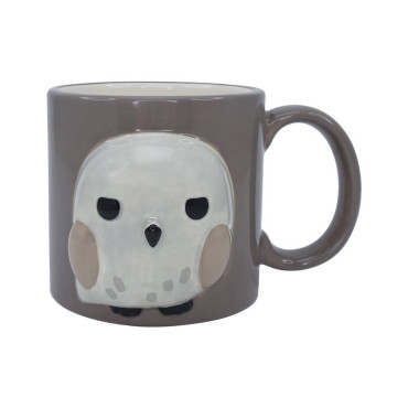 Caneca Hedwig Kawaii Harry Potter 3D 