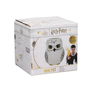 Mini vaso de flores ou porta-lápis Harry Potter Hedwig