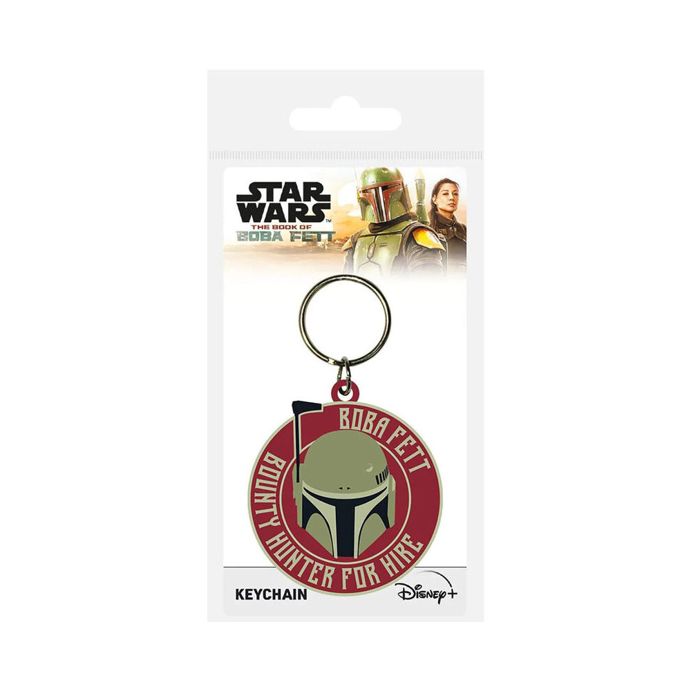 Porta-chaves de borracha Star Wars O livro do Boba Fett