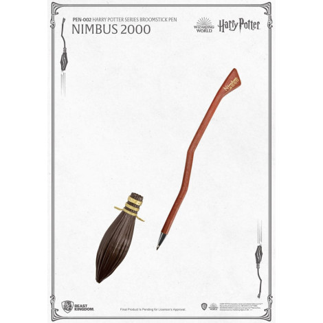 Caneta de vassoura Nimbus 2000 Harry Potter