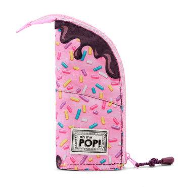 Caixa "Oh My Pop!" de purpurinas cor-de-rosa