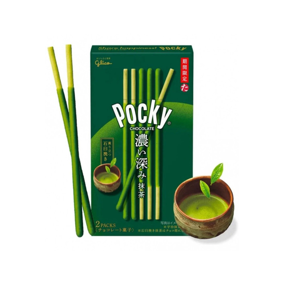 Pockys com sabor a Matcha